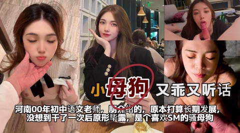 河南00年初中语文老师朋介绍的原本打算长期发展没想到干了一次后原形毕露是个喜欢SM的骚母狗