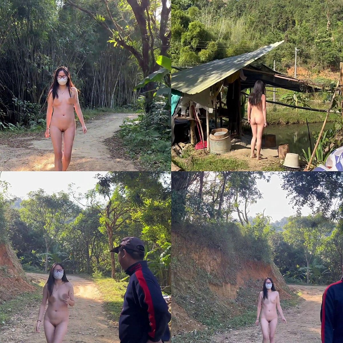 ❤️【cikaimoon LiWaynix】乡间露出 农民大叔热情搭话无心干活