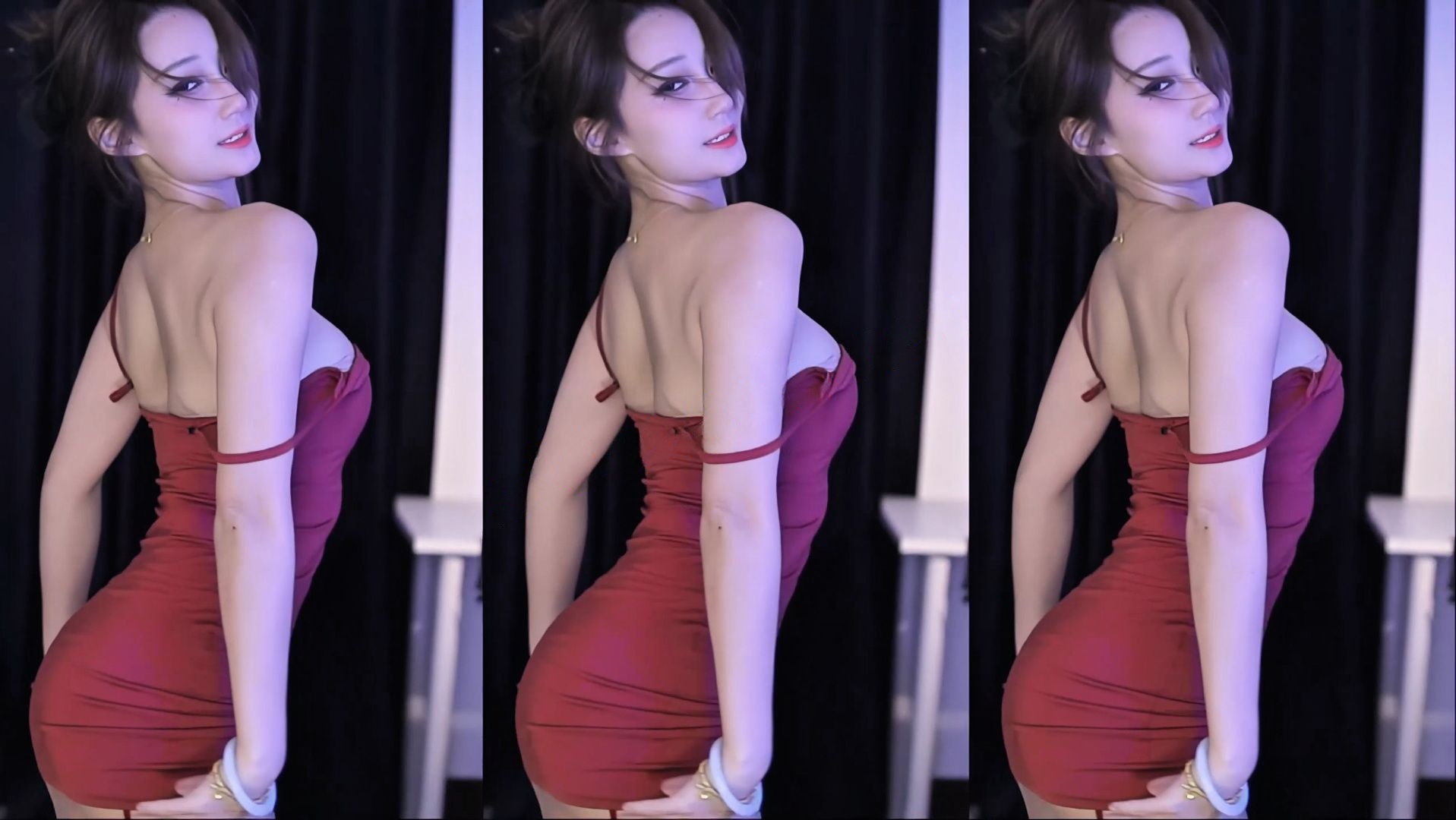 【虎牙】柳清清 最新精选，不停勒出三角痕迹